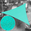 Royal Shade 16 ft x 20 ft x 25.6 ft Turquoise Right Triangle Sun Shade
