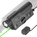 DEFENTAC 2000 Lumens Green Laser Light Combo - Rechargeable Tactical