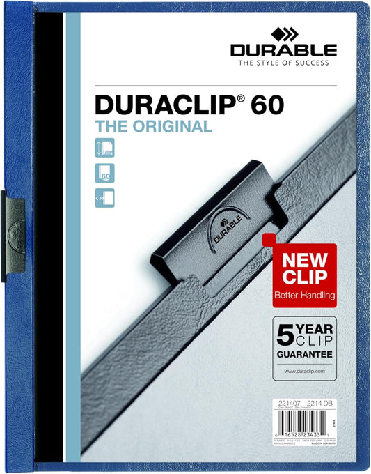 Durable Report Cover with DURACLIP Holds Up to 60 Pages
