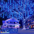 Aokudoni Outdoor Christmas Meteor Shower Lights 24 Tubes - Bright 30