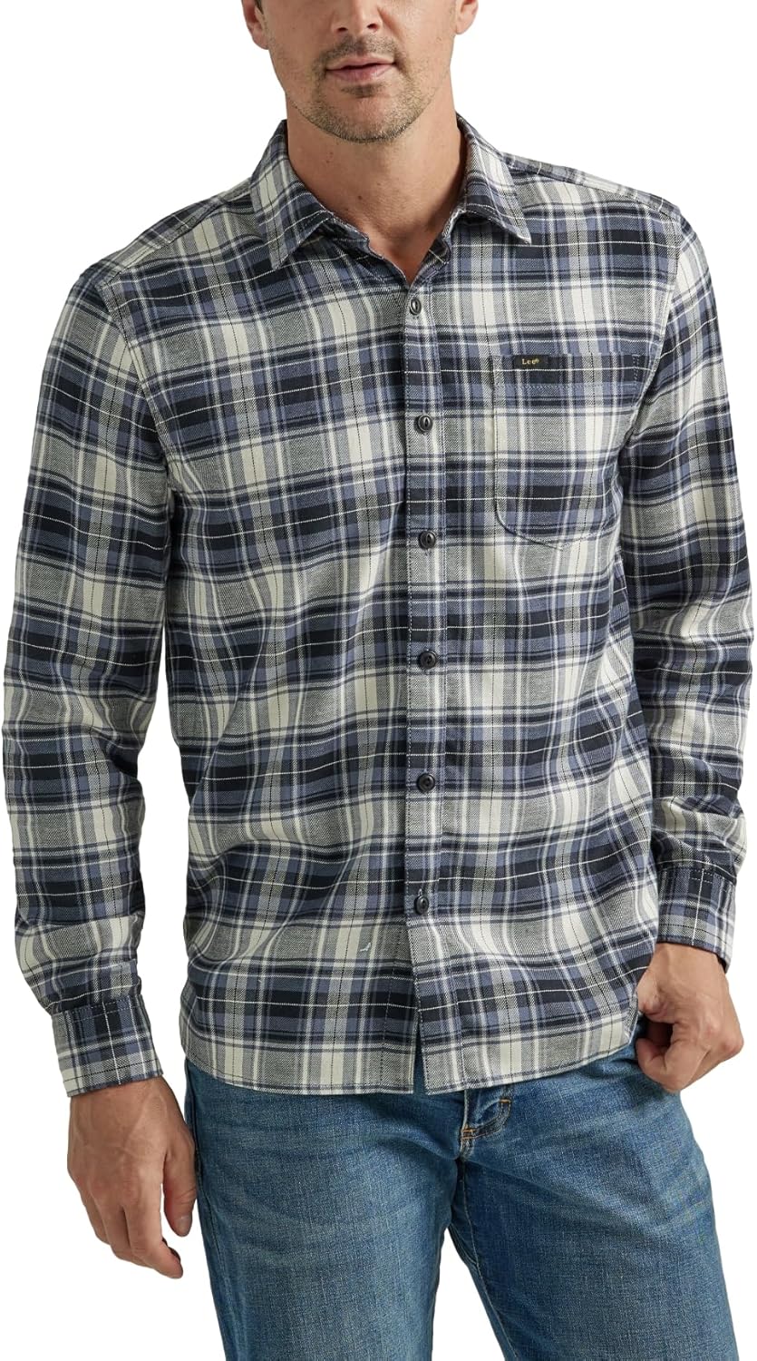 Lee Men's Extreme Motion All Purpose Long Sleeve Worker Shirt Review