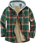 Men's Cotton Plaid Shirts Jacket by Derbars for Comfort