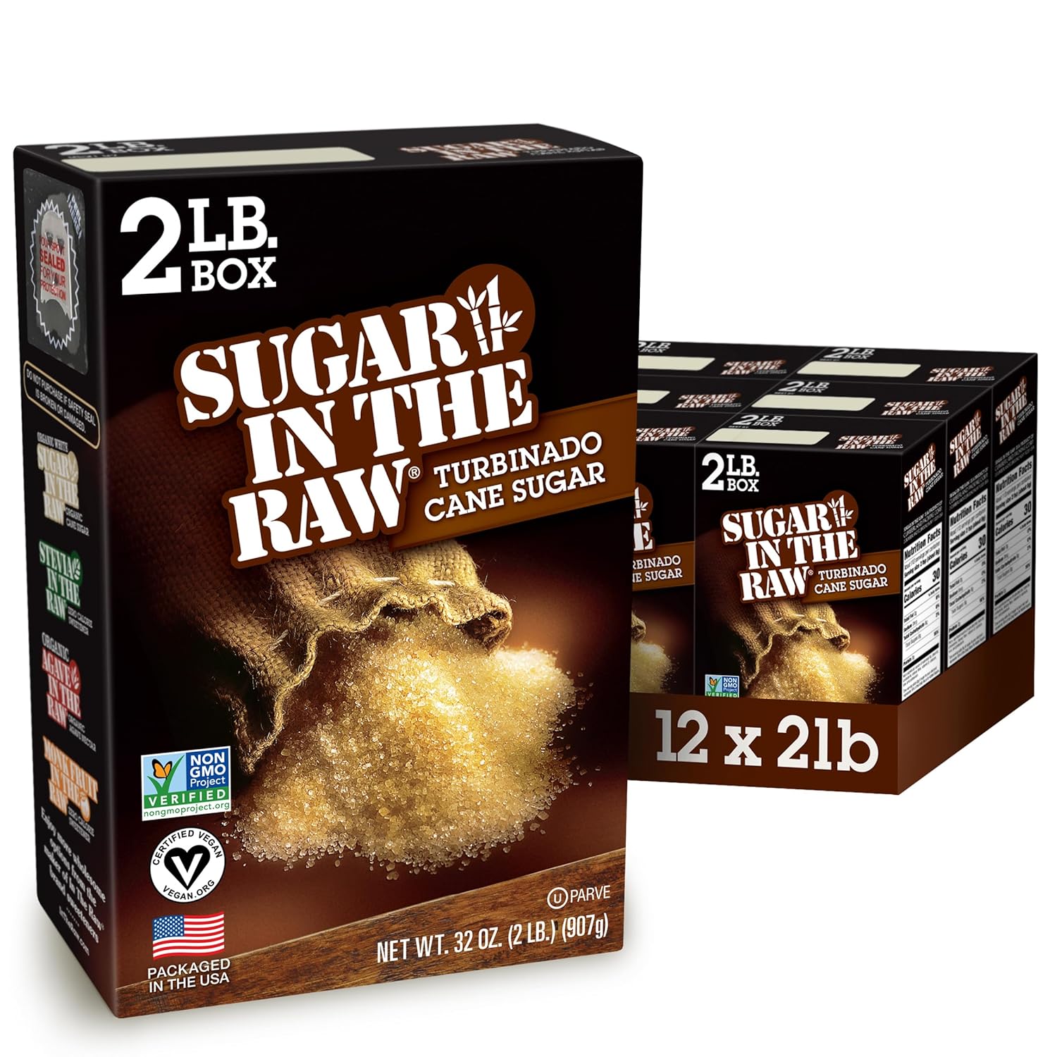 Sugar In The Raw Granulated Turbinado Cane Sugar for Baking