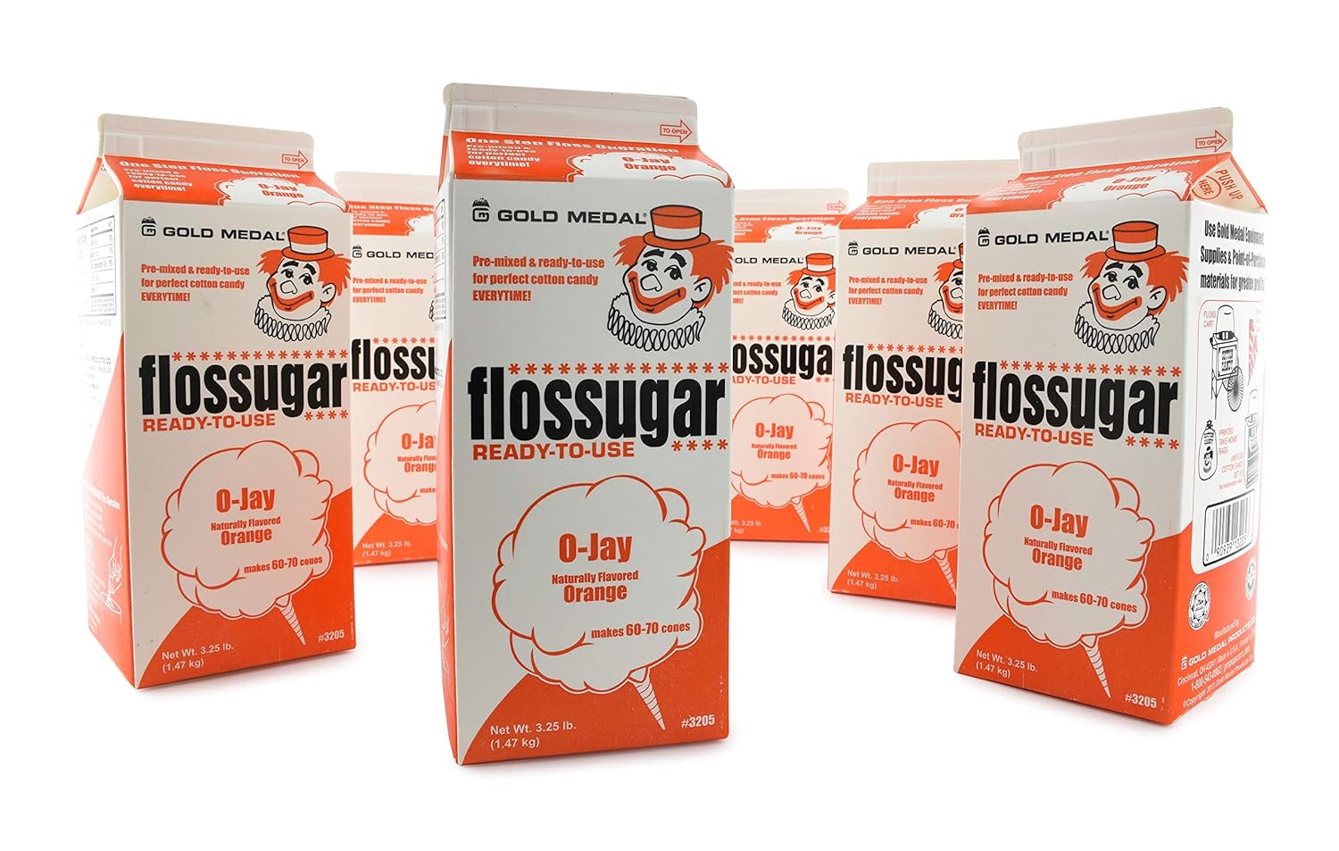 Gold Medal Orange Candy Floss Sugar for Perfect Cotton Candy
