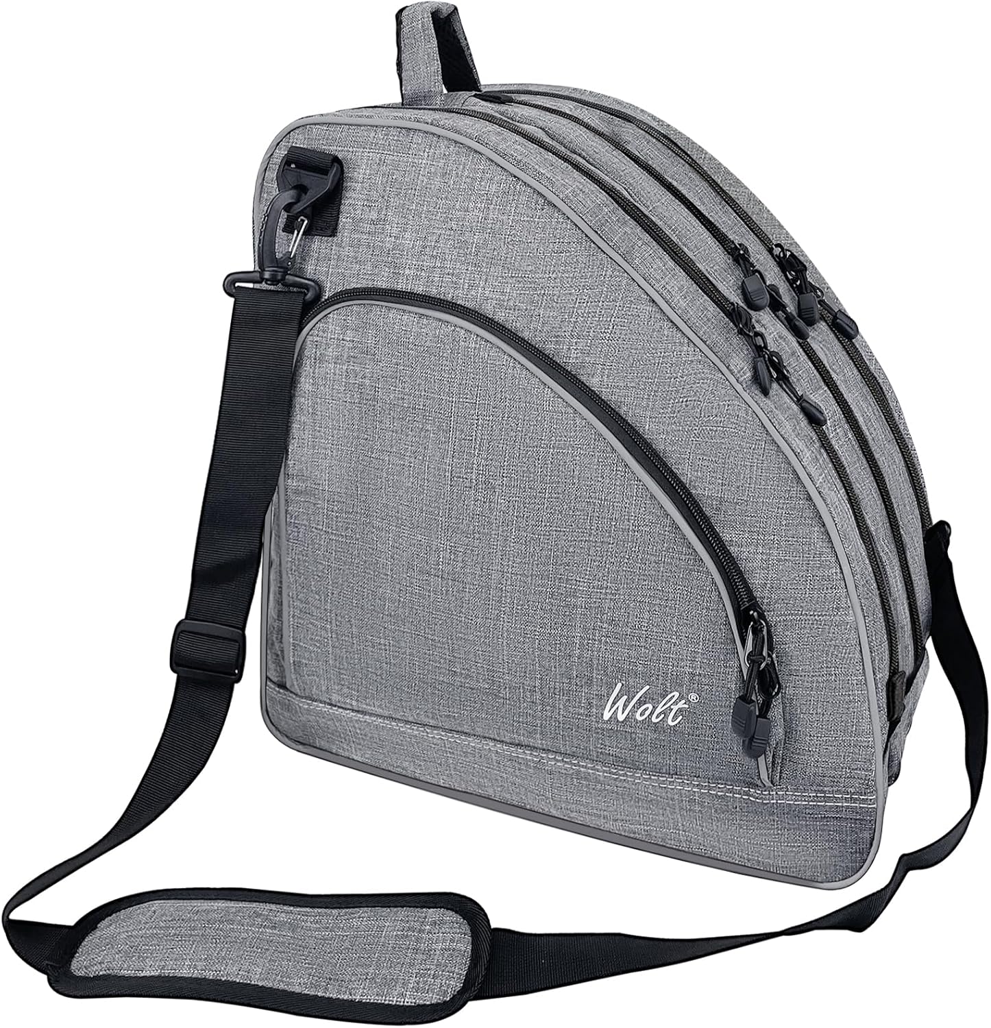 WOLT Ice Skate Bag - Large Capacity Roller Skate Bag for All