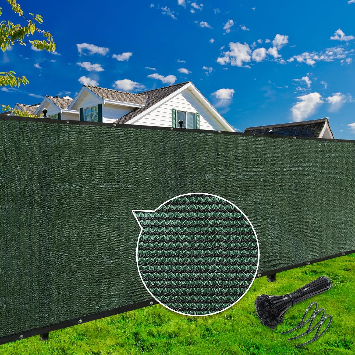 KANAGAWA 5ft x 25ft Privacy Screen Fence for Outdoor Spaces