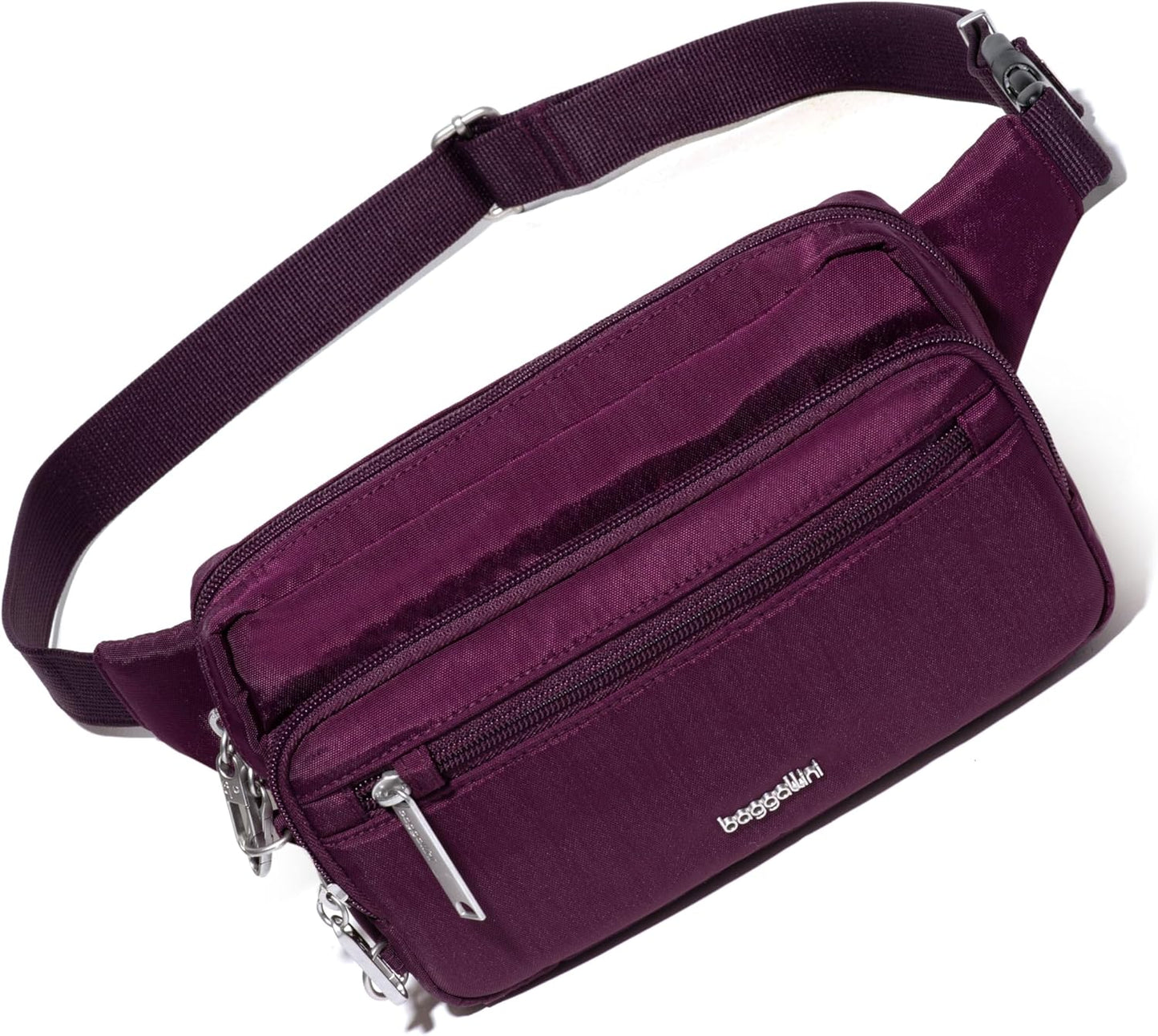 Baggallini Securtex Anti-Theft Belt Fanny Pack for Women