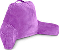 Husband Pillow Light Purple Reading Pillow & Bed Rest - Plush Support