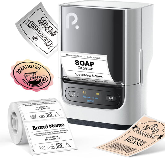 POLONO PM220S 2 Inch Bluetooth Label Printer - Portable Efficiency!