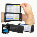 Youth Triple Wrist Coach Play Wristbands - Pack of 20 for QB