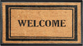 Natural Coir & Rubber Door Mat for Heavy Duty Outdoor Use