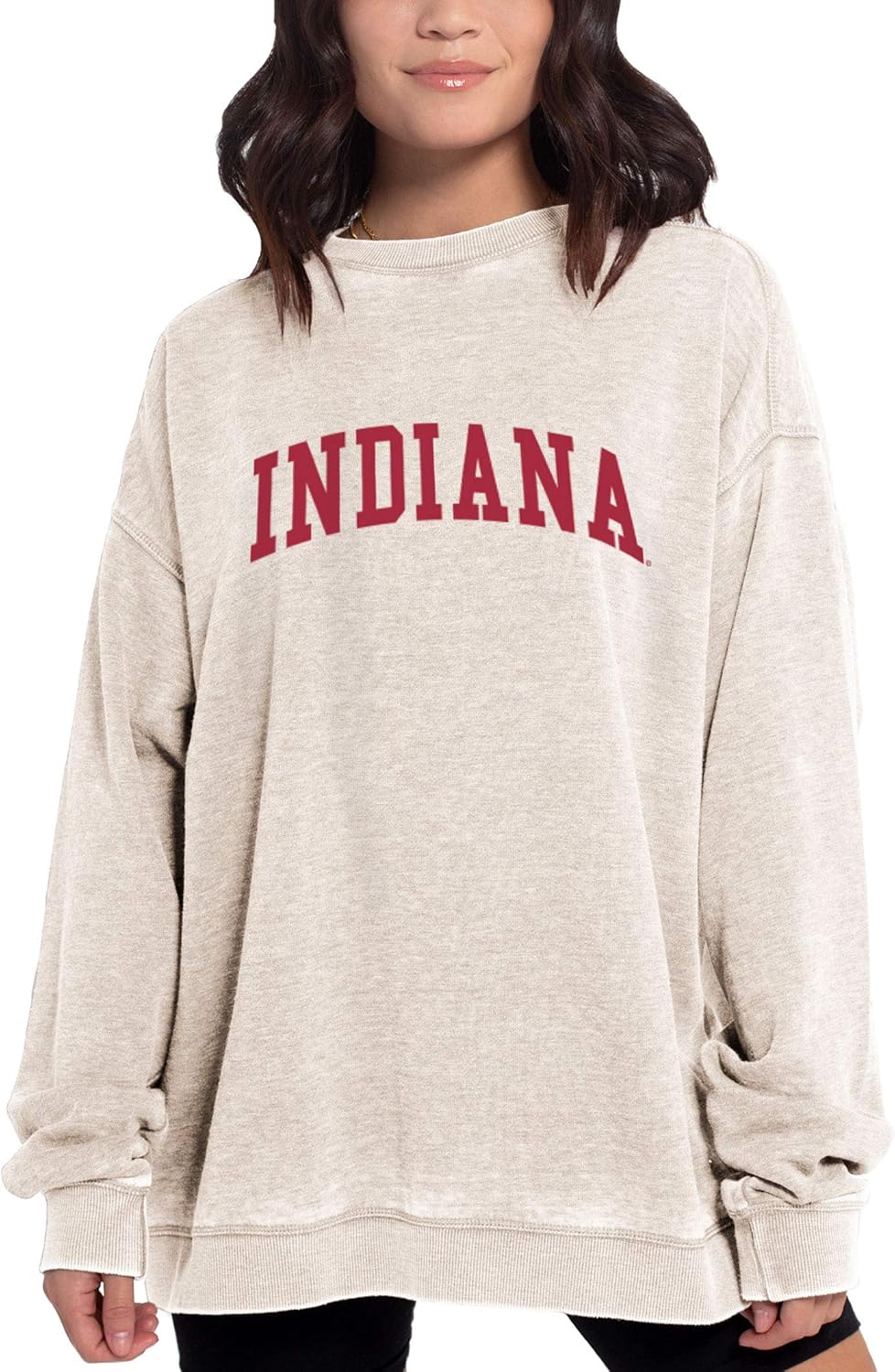 Chicka-D NCAA Womens Burnout Fleece Pullover for Ultimate Comfort