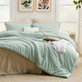 California King Comforter Set in Sage Green for All Seasons