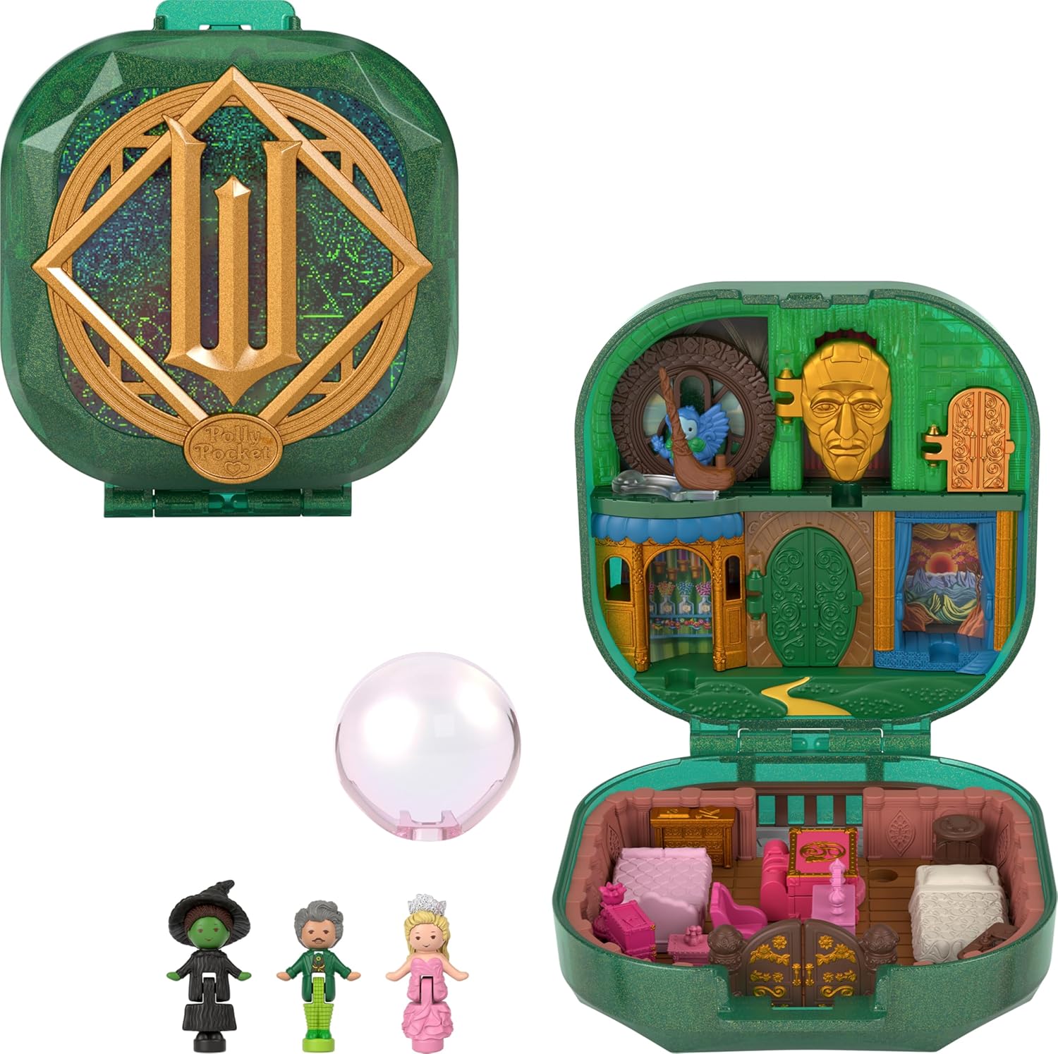 Polly Pocket Wicked Collector Compact with Micro Dolls & Playset