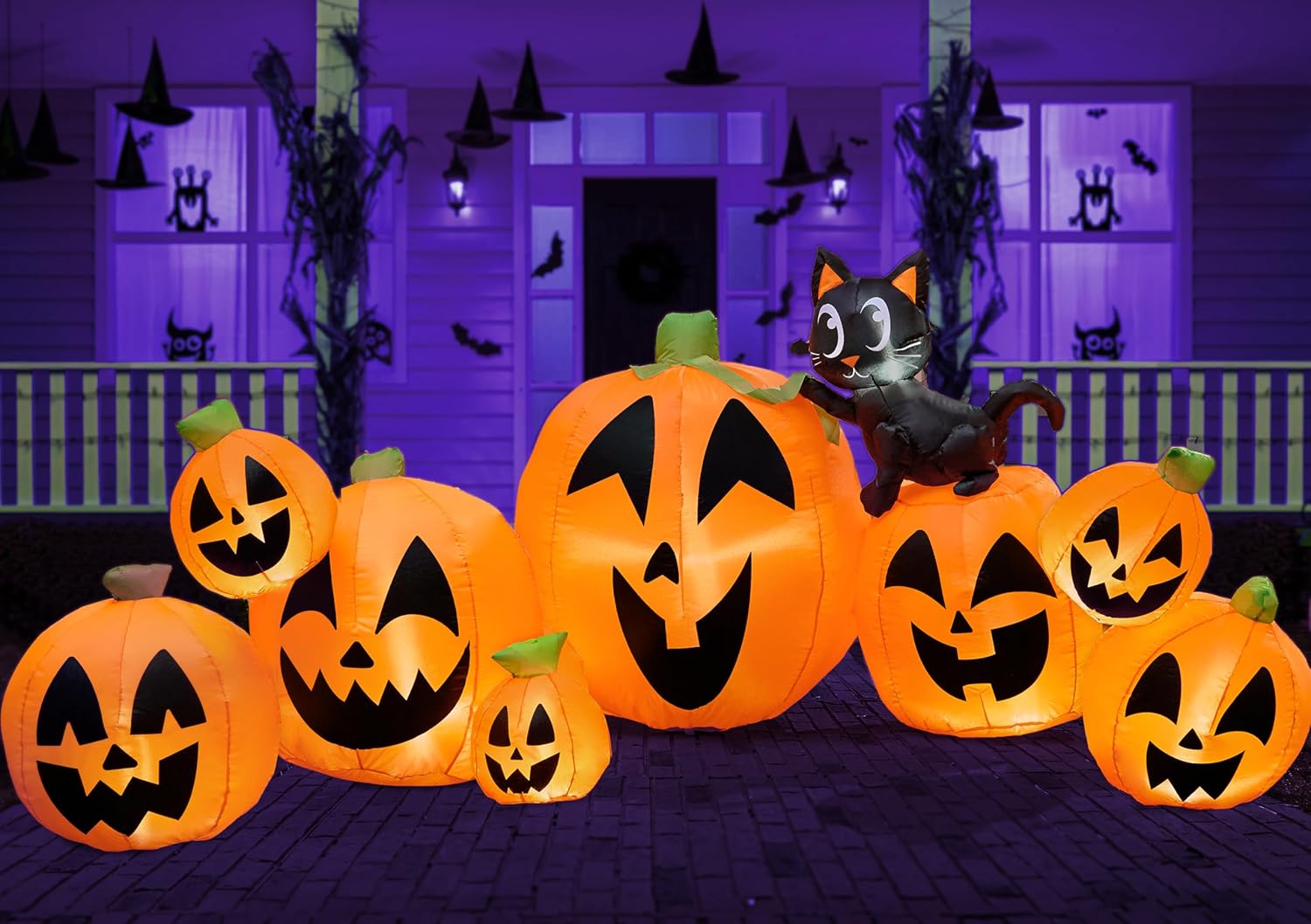10 FT Long Halloween Inflatables Outdoor Decorations for Yard
