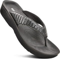 Arch Support Flip Flops for Women - Cushioned Dressy Sandals alignment