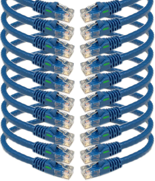 iMBAPrice Cat6 Ethernet Patch Cable 14 Feet for Fast Networking