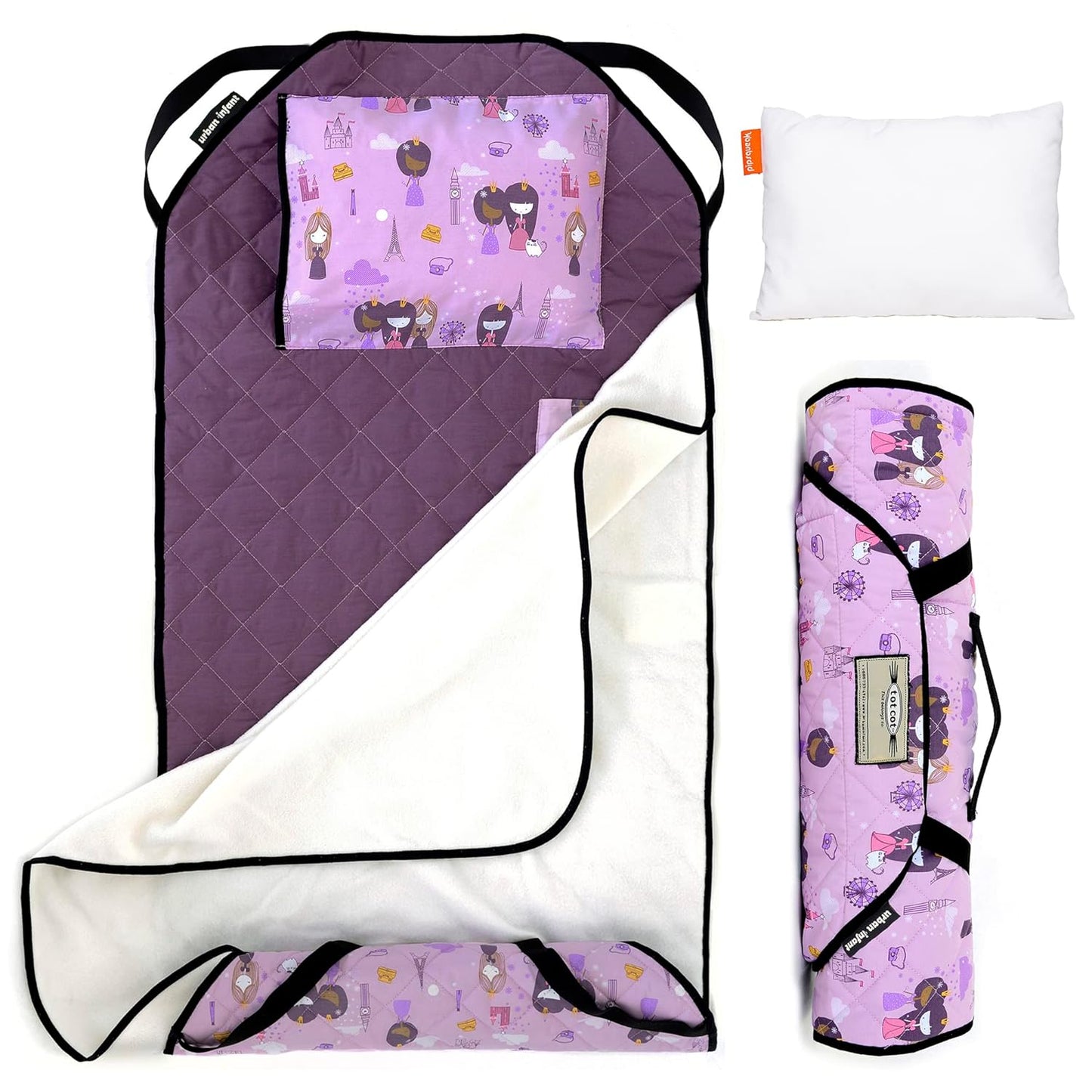 Urban Infant Tot Cot Kids Nap Mat for Cozy Preschool Naps