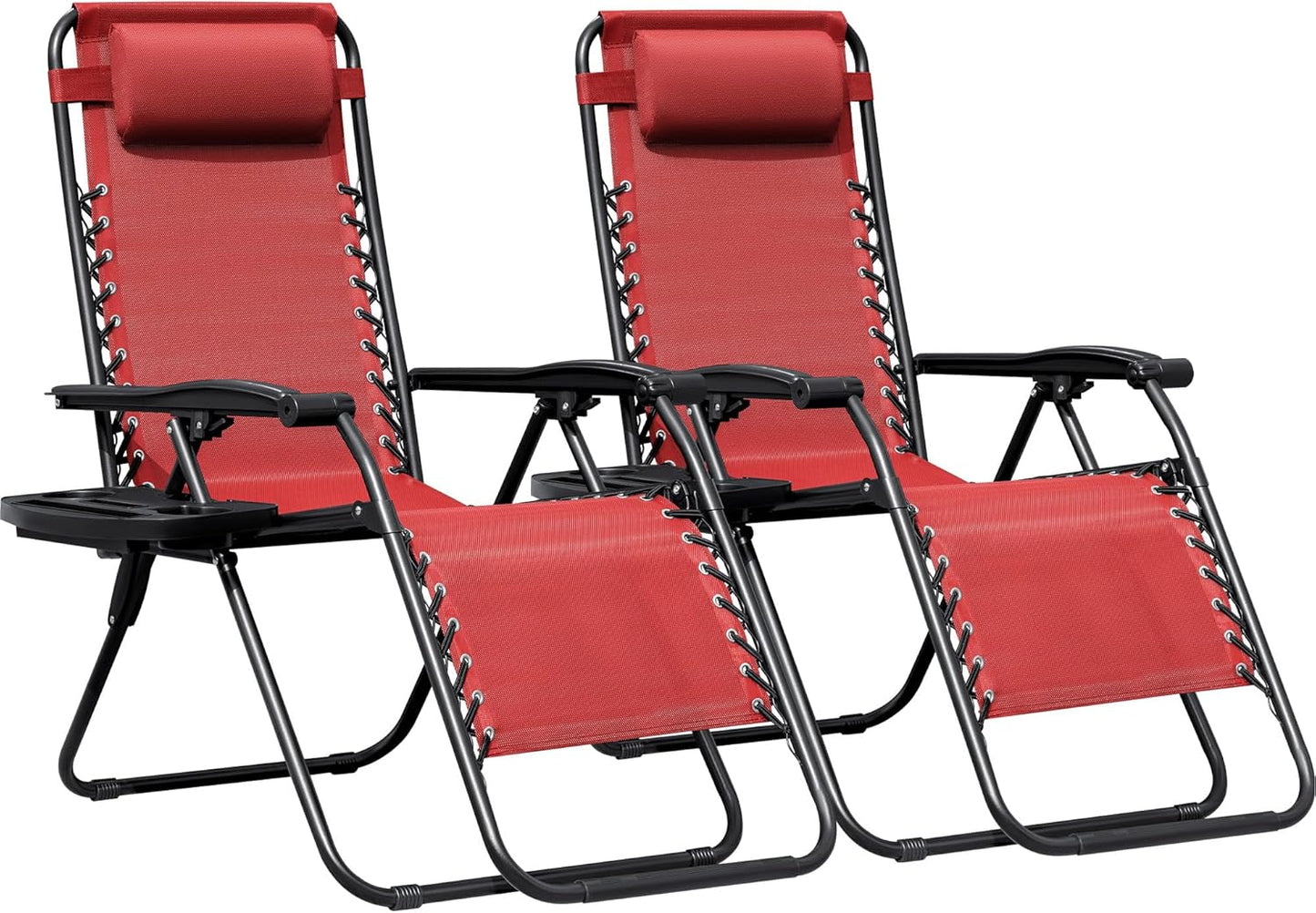 Greesum Zero Gravity Chairs Set of 2 Adjustable Recliners