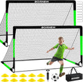 Kids Soccer Goal for Backyard Set - Portable 6x4 ft Training Kit