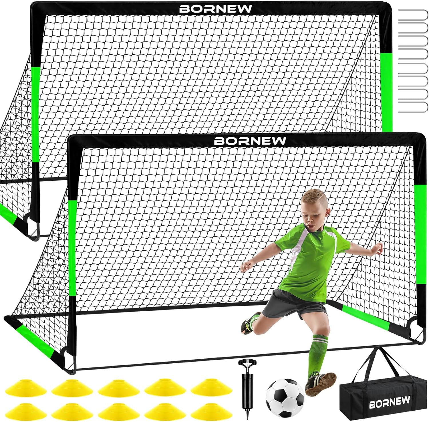 Kids Soccer Goal for Backyard Set - Perfect for Young Athletes