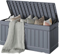 Devoko 78 Gallon Deck Box - Waterproof Outdoor Storage Bench