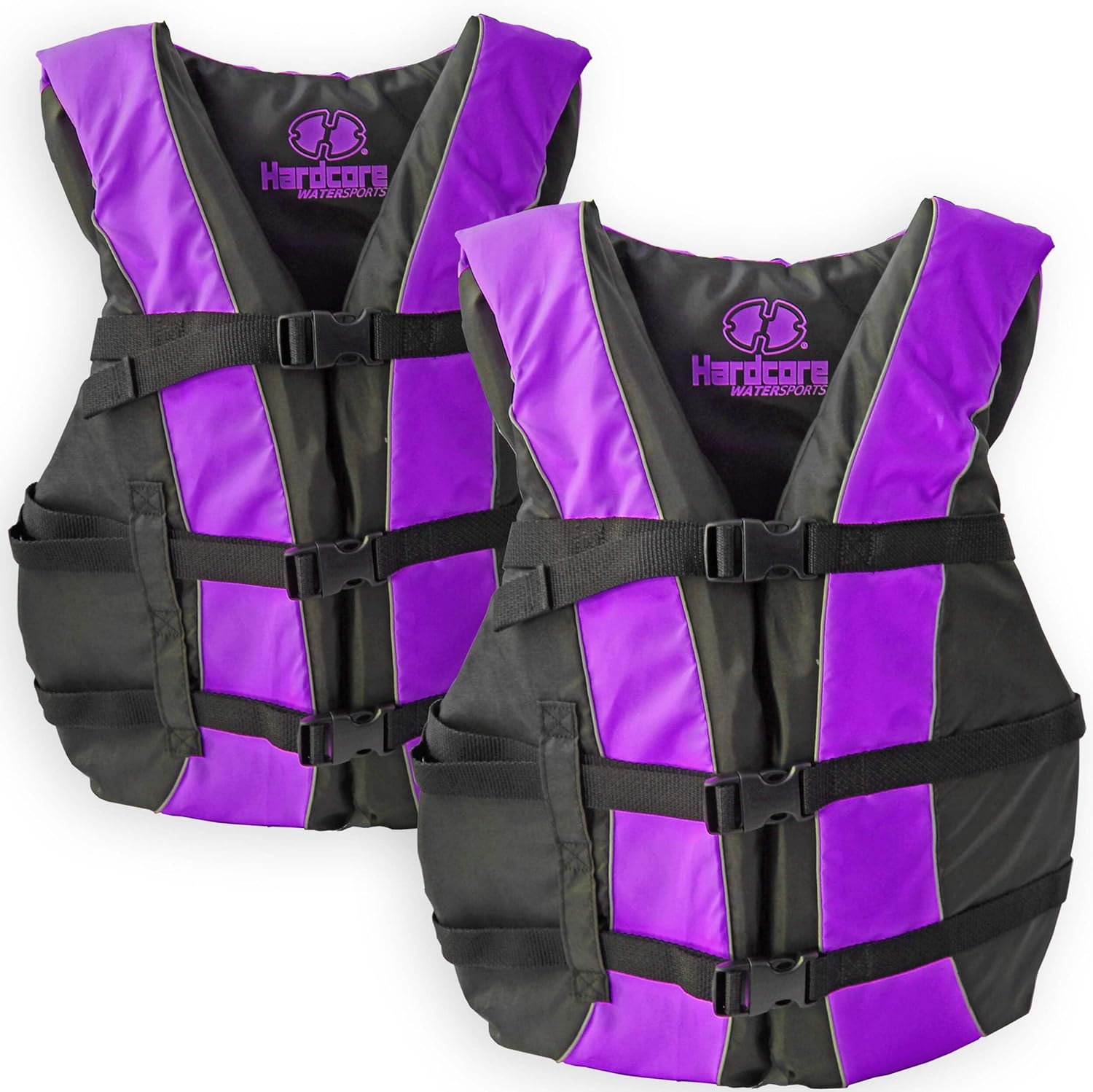 Hardcore Life Jacket 2 Pack Paddle Vest for Water Sports Safety