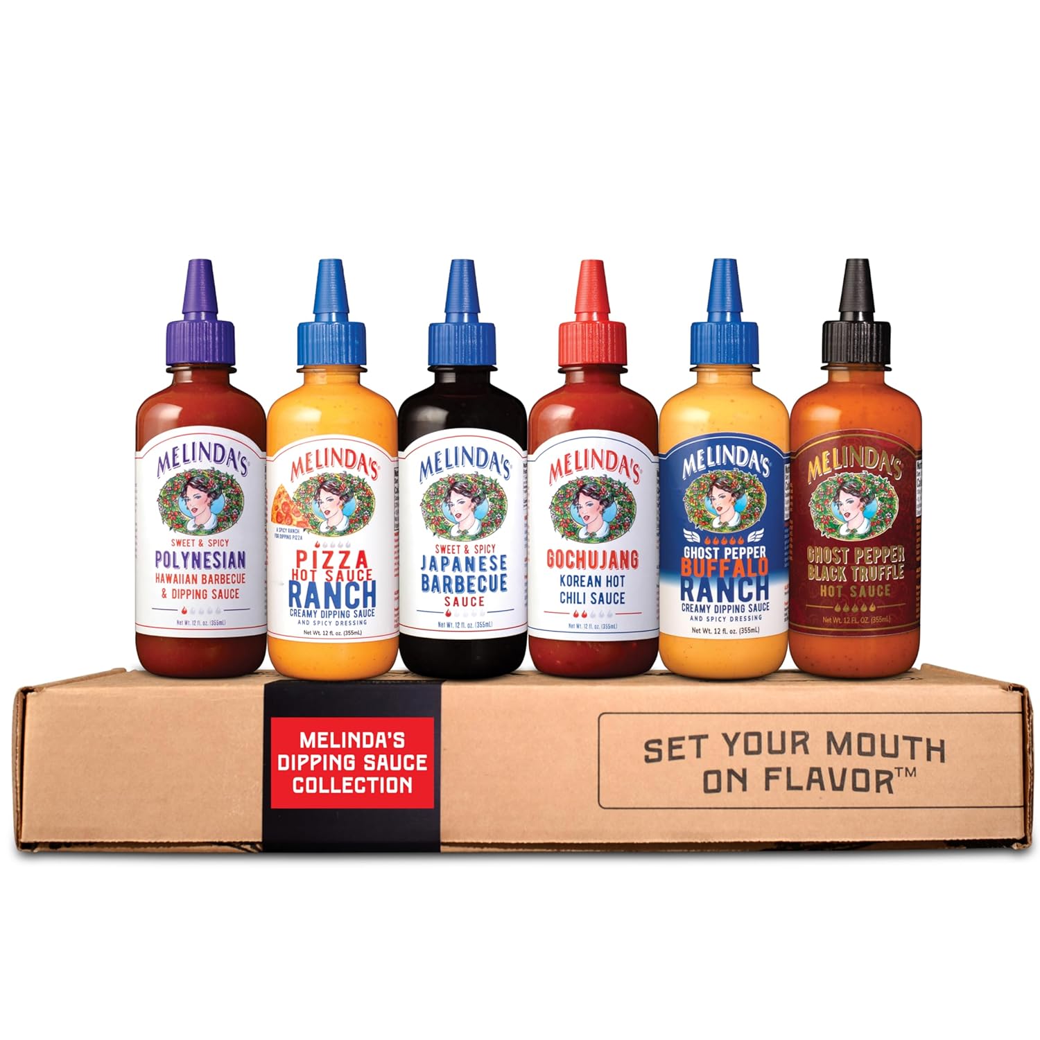 Melinda's Dipping Sauce Gift Set: Flavorful Variety Pack