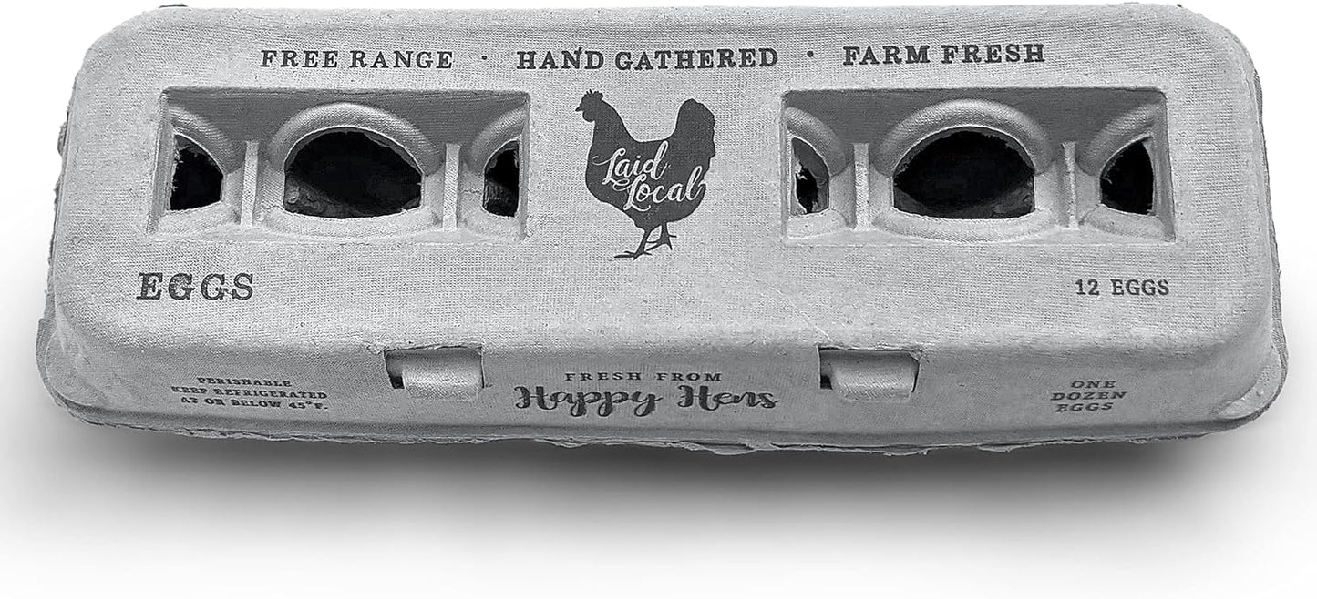 250 Egg Cartons Bulk Value Bundle for Farm Fresh Eggs