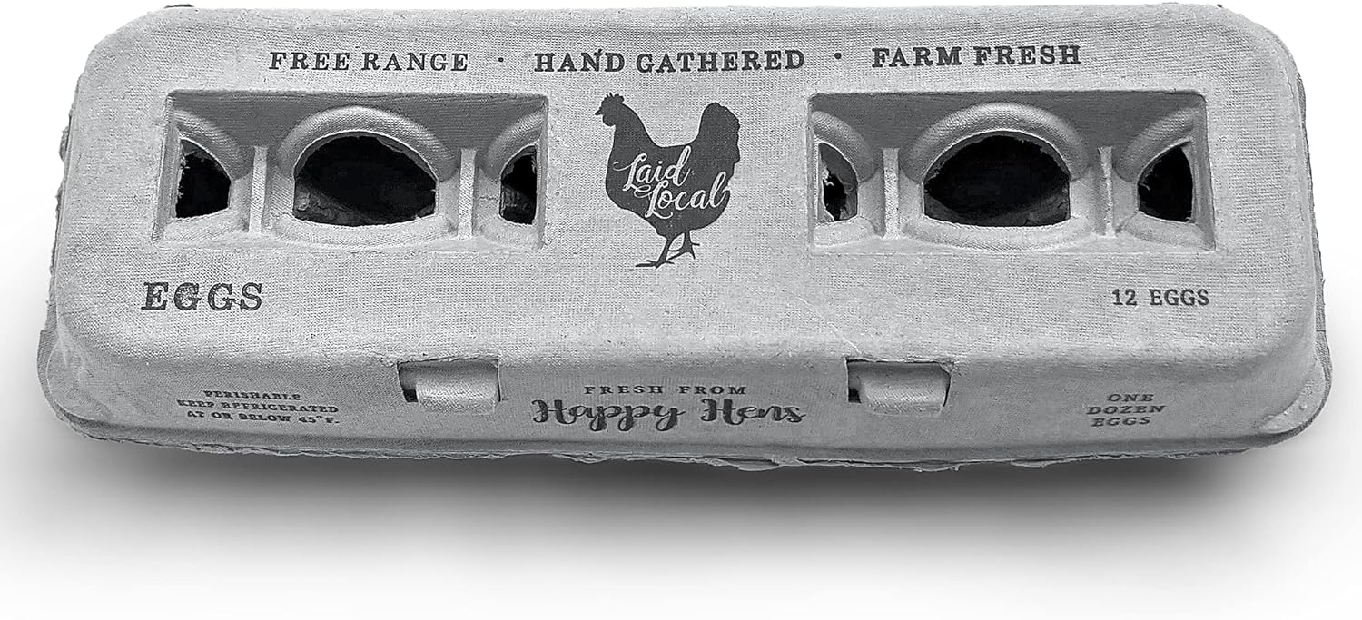 250 Egg Cartons Bulk Value Bundle for Farm Fresh Eggs