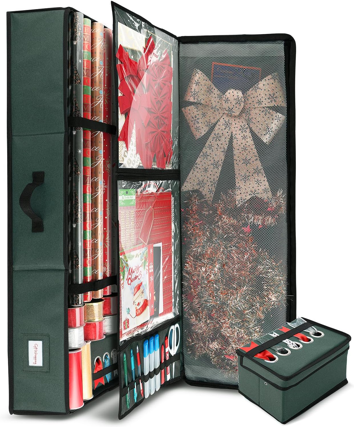 Hearth & Harbor Holiday Storage for Wrapping Paper and Ribbons