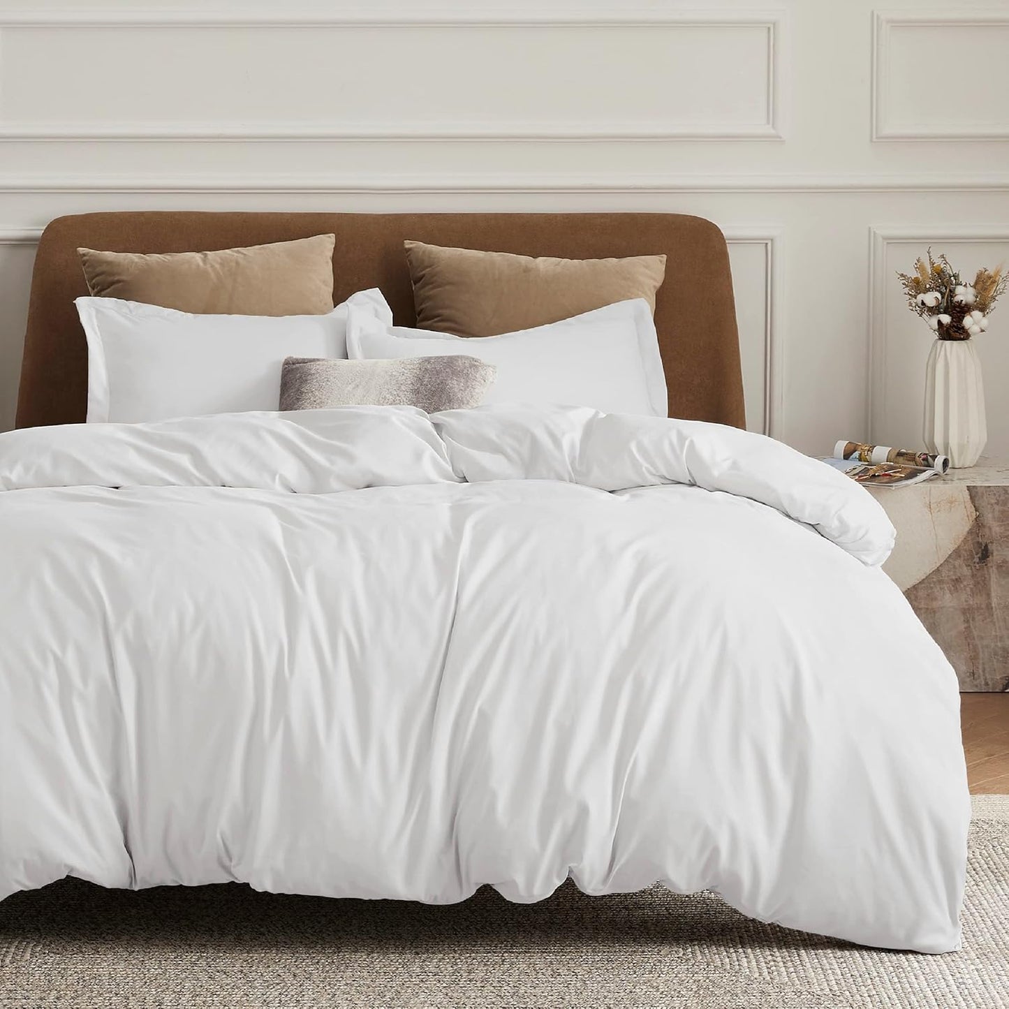 Bedsure Duvet Cover Oversized King Size - Soft Bedding Set