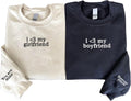 Custom Embroidered Couples Sweatshirt - Lovebirds Matching Hoodies