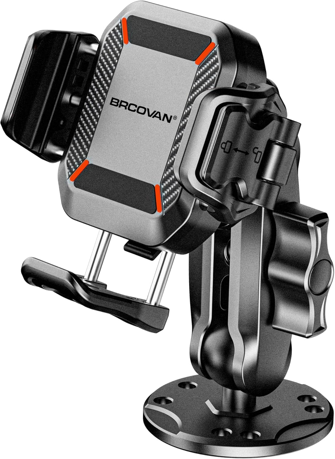BRCOVAN Anti-Theft Phone Mount Holder for Car and Motorcycle