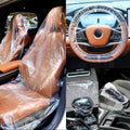 Disposable Car Seat Covers 250 Pc Set - Full Interior Protection