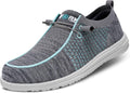 Steel Toe Loafers Women Lightweight Comfortable Slip On (Style FG3R)