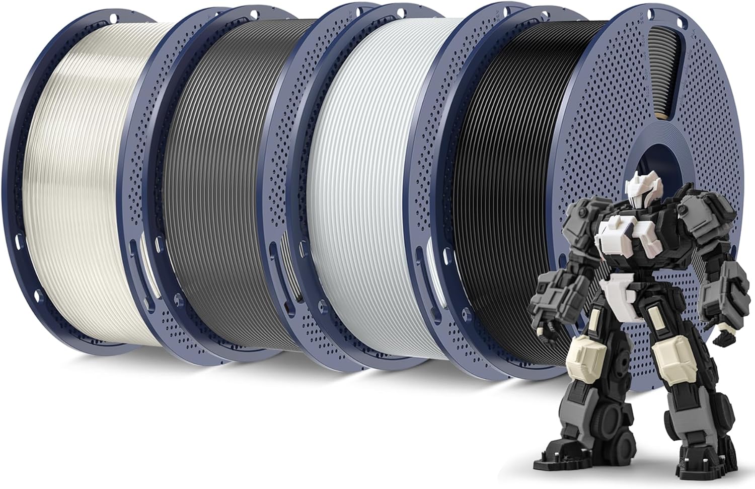 SUNLU 4KG PLA Plus 1.75mm Filament Bundle for 3D Printing