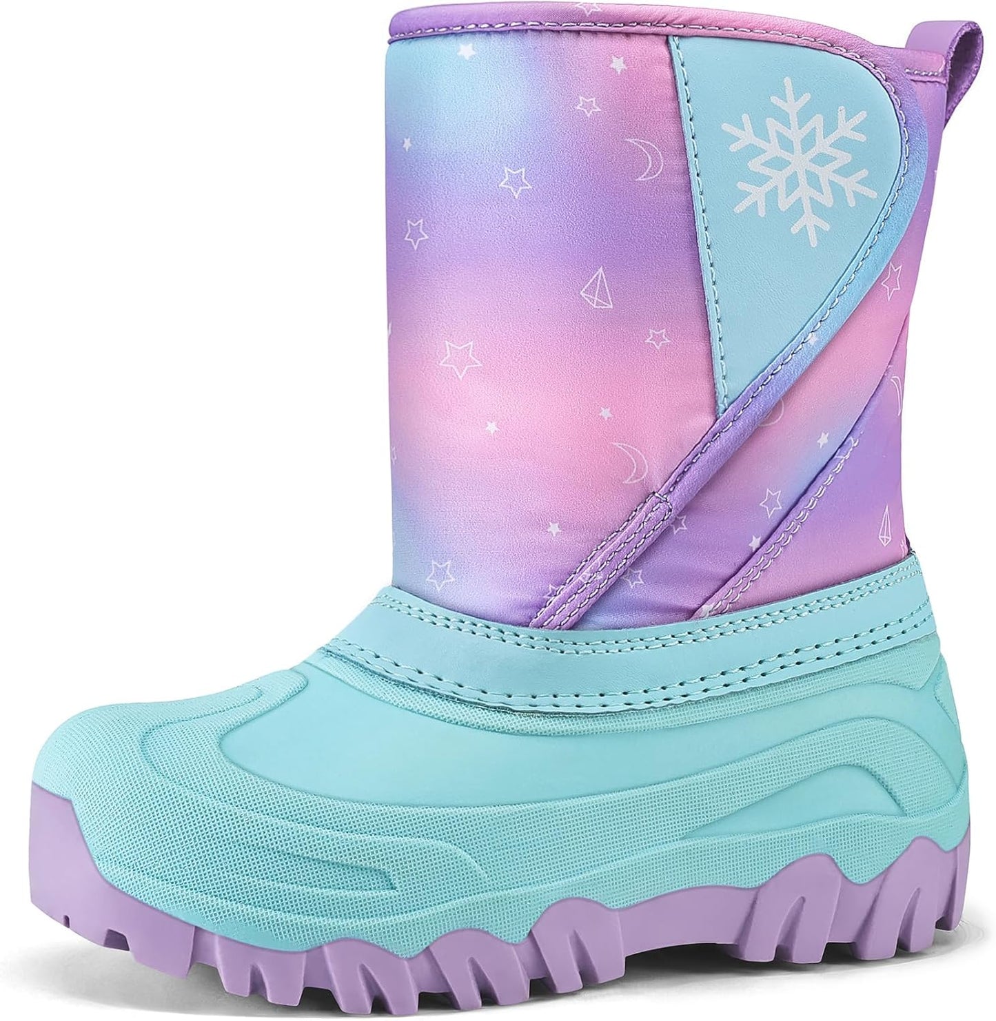 K KomForme Kids Snow Boots: Warm, Water-resistant, Anti-Slip
