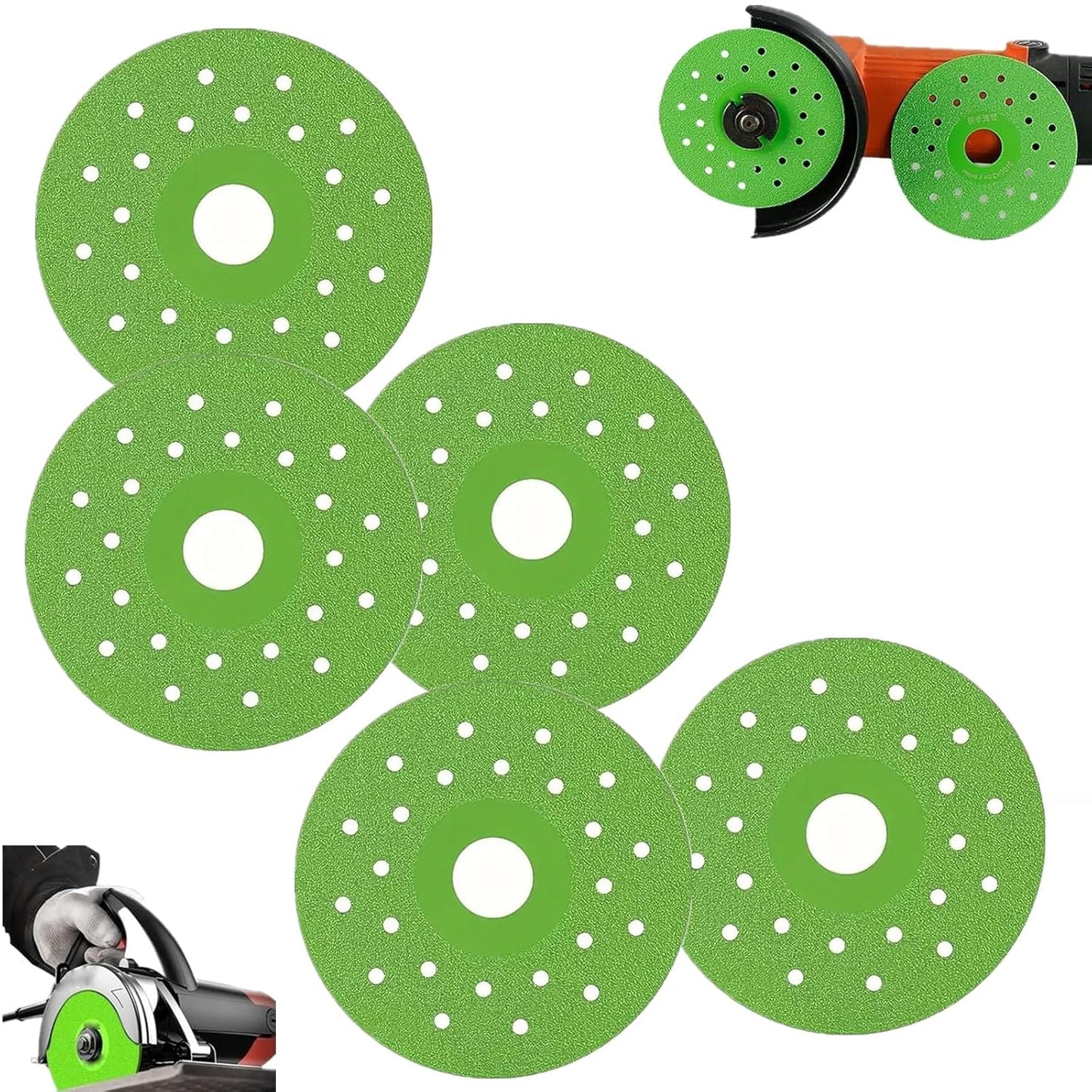 Precision Diamond Glass Cutting Blades (5PCS)