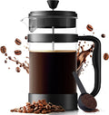 Utopia Kitchen 1L French Press - Travel-Friendly Borosilicate Coffee Maker