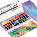 MeiLiang Travel Watercolor Set, 52 Colors - Portable Paint Kit