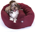 Majestic Pet 52 in Bagel Calming Dog Bed - Cozy Round Donut Bed