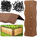 8 Pcs Raised Garden Bed Corner Brackets Heavy Duty Metal - Sturdy