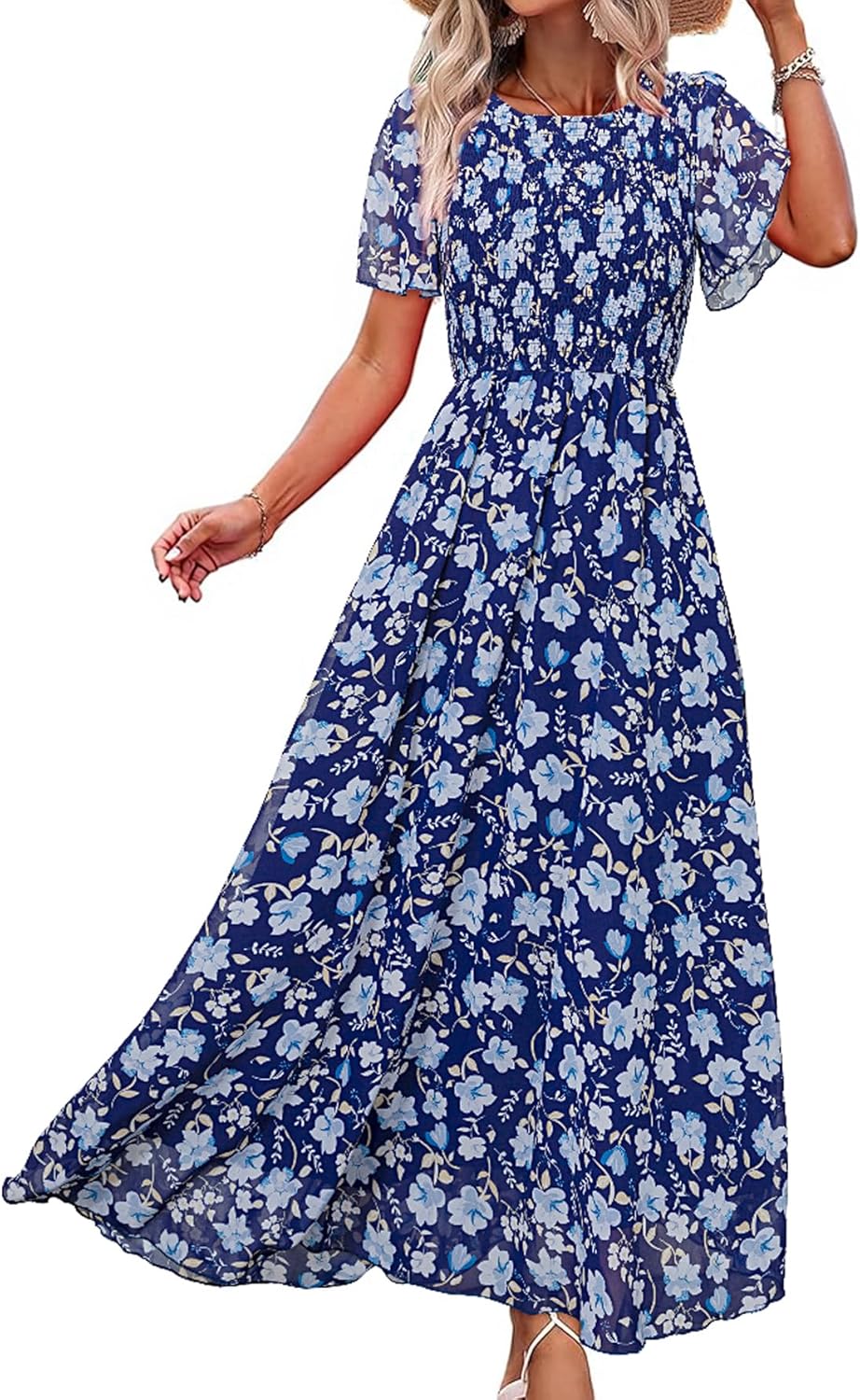 Simplee Womens Summer Floral Casual Maxi Dress for Every Occasion