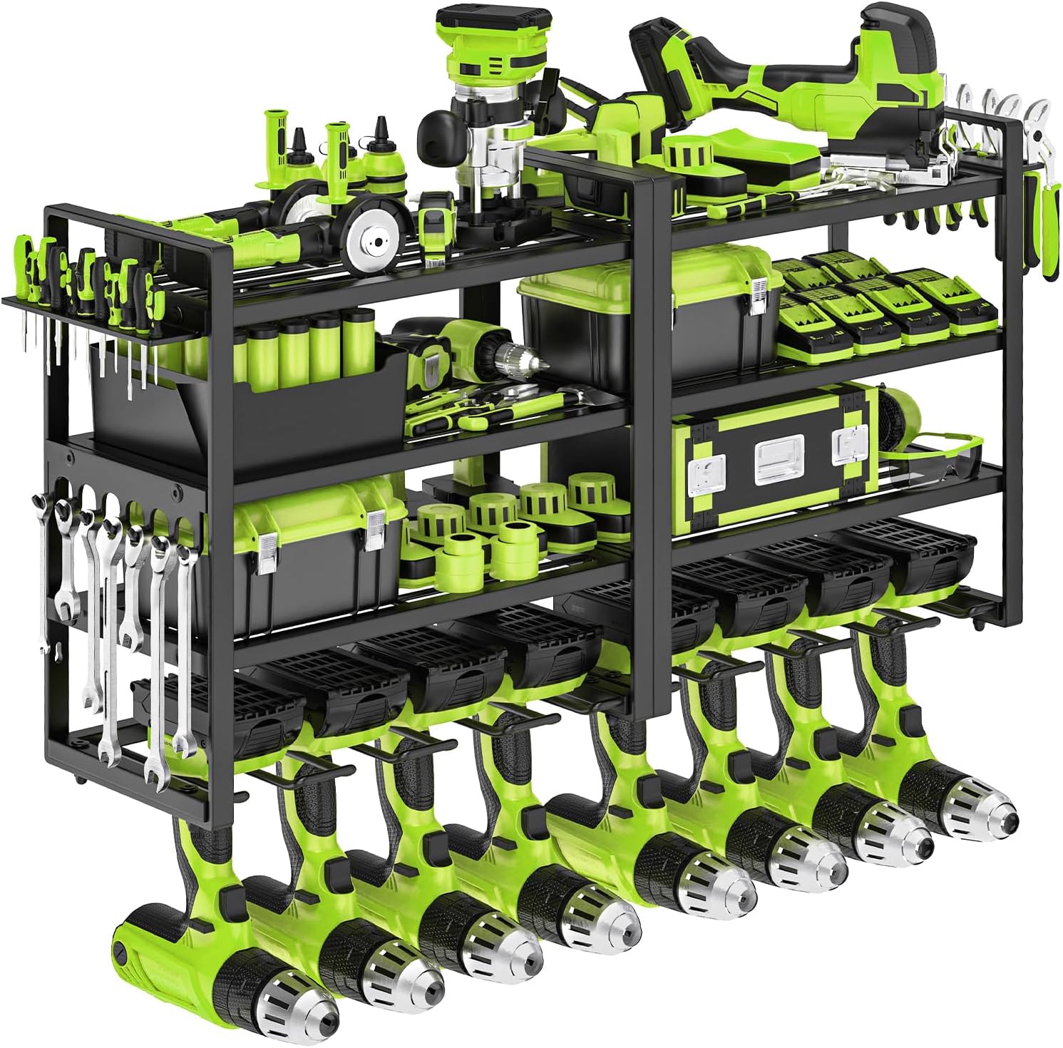 Ultimate Drill Storage Rack - Organize with Ease!