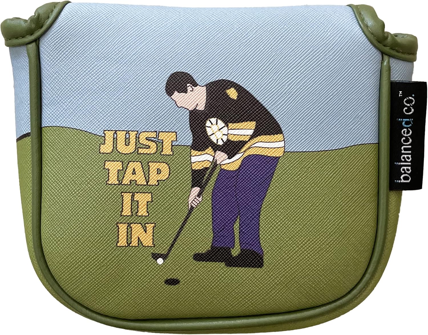 Balanced Co. Funny Golf Putter Headcover for Blade Putters