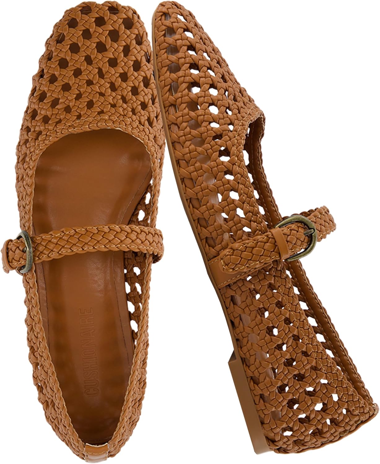 CUSHIONAIRE Weston Womens Hand Woven Dressy Ballet Flats Review