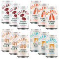 OLIPOP 4-Flavor Sparkling Tonic Variety Pack - Prebiotic Soda