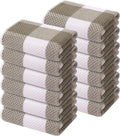 100% Cotton Waffle Weave Kitchen Towels 12-Pack - Soft, Highly