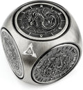 Haxtec Spinner Dice 7-in-1 Metal DND Dice Set - Spinner Fidget Dice